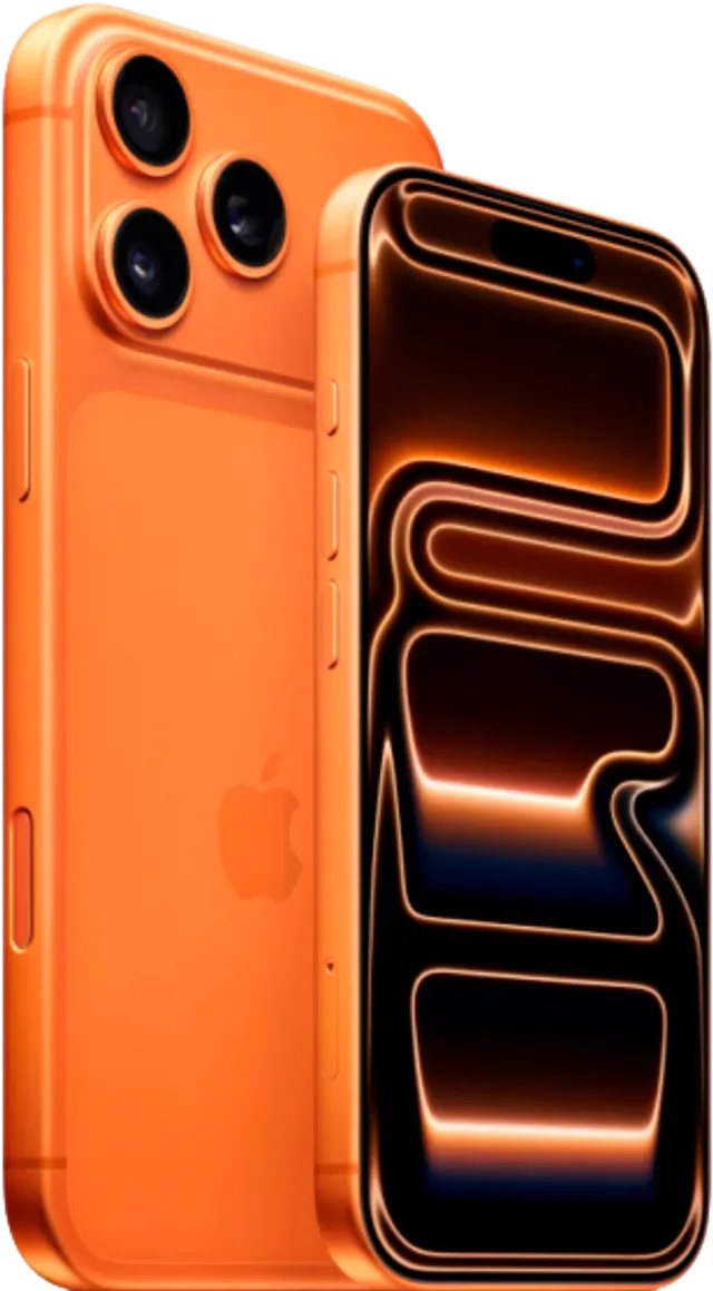 iPhone em destaque ao lado do card de credenciamento Apple da htech
